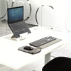 image:imageFellowes Gel Mouse Pad Wrist Support  Graphite 91741101L x 63W inches Pack of 4