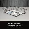 image:imageFellowes Workstation Legal Size Desk Tray Organizer Wire Black 651121 Count Pack of 1